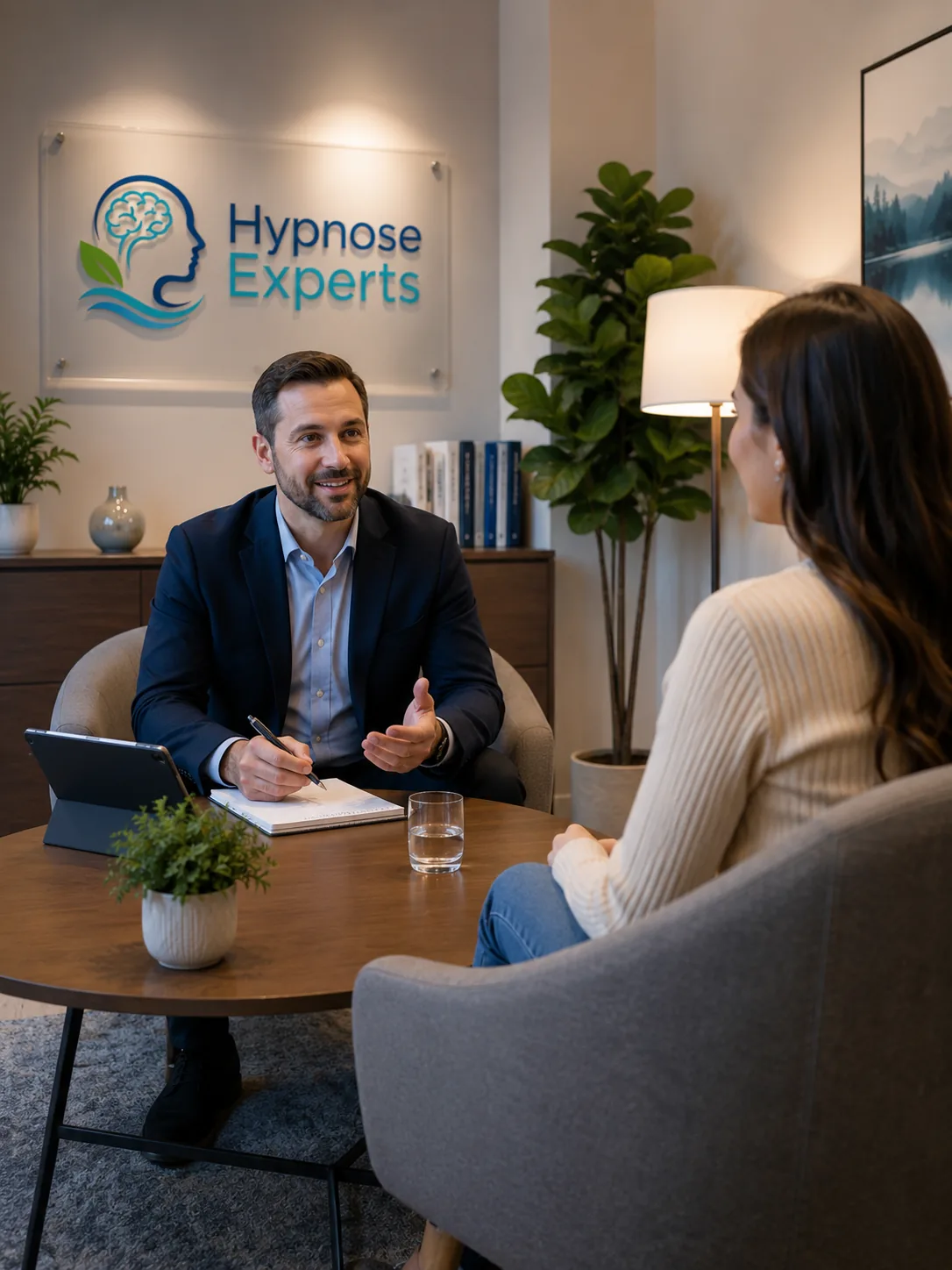 Séance d'hypnose en cabinet